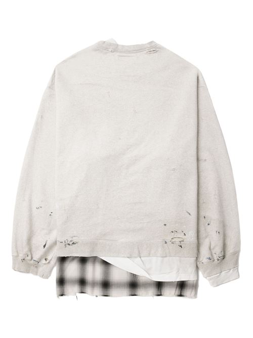 Off-white/black cotton knit Mihara Yasuhiro | A13PO572WHITE